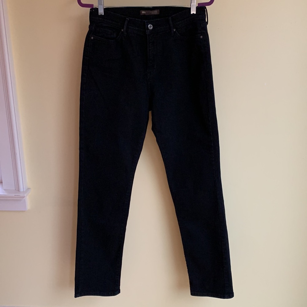 Levi’s 512 Skinny Leg black jeans, 30” waist, gently worn.